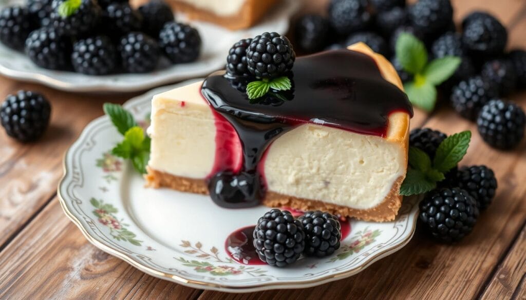 blackberry cheesecake